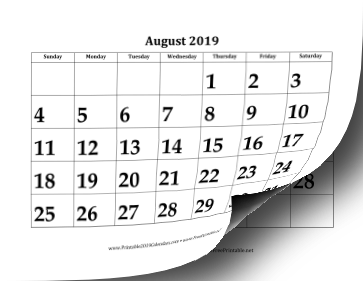 2019-2020 Large Academic Calendar
 Calendar