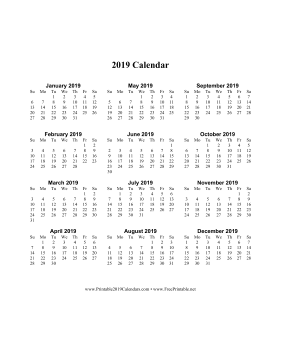 yearly
 Calendar