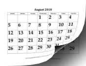2018-2019 Large Academic calendar