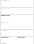 04/29/2019 Weekly Calendar-portrait calendar