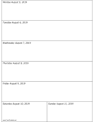 08/05/2019 Weekly Calendar-portrait calendar