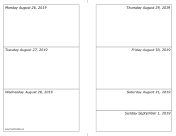 08/26/2019 Weekly Calendar-landscape calendar