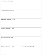 12/02/2019 Weekly Calendar-portrait calendar