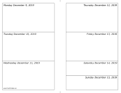 12/09/2019 Weekly Calendar-landscape calendar